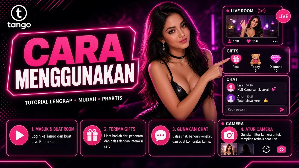cara menggunakan tango live | Tango Live Indonesia